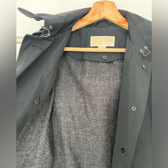 Michael Kors hooded trench coat with removable hood and lining - Picture 5 of 5